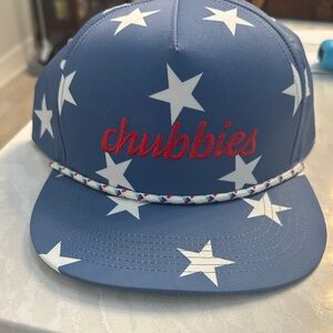 Chubbies Starry Blue Cap with Red Logo